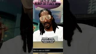 Snoop Dogg Impersonates Todays Rap [upl. by Lluj225]