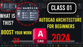 Introduction to AutoCAD Architecture 2024 for beginners  Class 01  Arch life studio autocad2024 [upl. by Bohi]