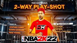 NEW quot2WAY PLAYSHOTquot BUILD IS GAMEBREAKING IN NBA2K22 THIS ISO BUILD CAN DO EVERYTHING IN SZN 6 [upl. by Aeresed83]