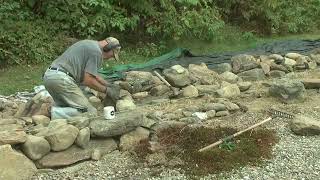 75 Year Old Man Builds Stone Wall In Under 3 Minutes [upl. by Itch]