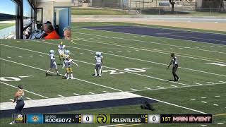 RELENTLESS VS ROCKBOYZ 12U [upl. by Akoyin150]