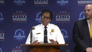 MPD Officials Announce Arrest In Double Homicide Investigation [upl. by Yrdnal995]