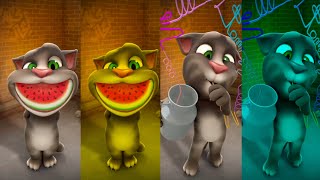 MY Talking Tom Cat Learning Colours Effects  Talking Tom Cartoons Colors Reaction  Part 949 [upl. by Ssac245]