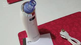 Blackheads Remover  Vacuum Radiance Homedics  Product Unboxing [upl. by Telracs]