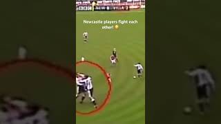 Newcastle players Bowyer and Dyer fight each other 😳 [upl. by Ahab473]