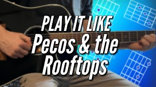 This Damn Song  Pecos amp the Rooftops  Guitar Tutorial [upl. by Bancroft]