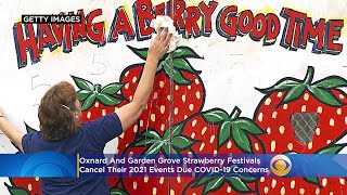 Oxnard Garden Grove Strawberry Festivals Cancel Their 2021 Events [upl. by Harrington]