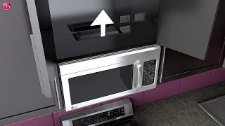 LG OTR Microwave Oven  Installation 2018 Update [upl. by Alyworth503]