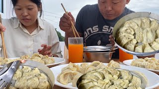 10 plates chicken momo eating  chicken momos  momos mukbang [upl. by Eifos47]