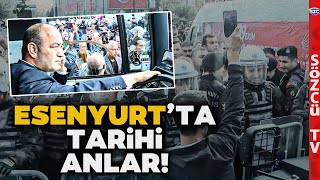 Esenyurtta Tarihi Anlar CHPli Vekil Otobüsü Kullanarak Alana Girdi Polis Çemberi Aşıldı [upl. by Arimahs]