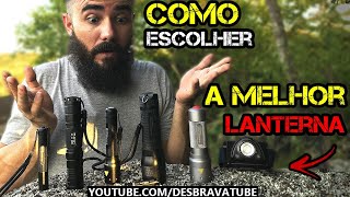 COMO ESCOLHER LANTERNA  Lanterna Tática Lanterna de EDC ou Lanterna de Cabeça [upl. by Kcirddehs]