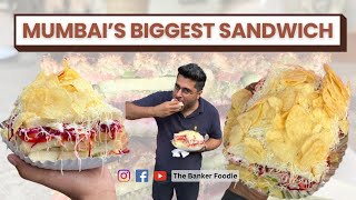 Mumbais Biggest 4Layered Bahubali Sandwich  Bipin Big Sandwich  Borivali  The Banker Foodie [upl. by Silyhp]