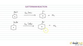 GATTERMANN REACTION [upl. by Anirol999]