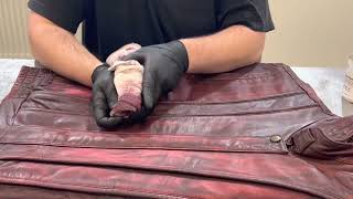 How To Dye and Colour A Leather Jacket  Leather Repair Company  DIY Leather Repair Kit [upl. by Inar]