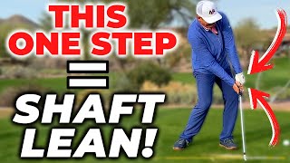 Youll Create EFFORTLESS Shaft Lean At Impact With THIS Wield A Strong Golf Grip [upl. by Ynnatirb]