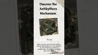 What is Antikythera Mechanism shorts shortsfeed [upl. by Nairadal931]