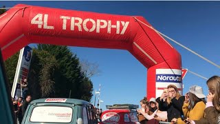 4L Trophy  Jour 4  Départ de Biarritz  Arrivée en Espagne  VLOG [upl. by Horner250]