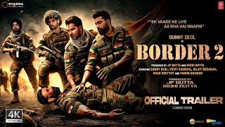 Border 2  New Hindi Trailer  Sunny Deol  Varun Dhawan  Diljit Dosanjh  Ahan Shetty  2024 [upl. by Saitam]