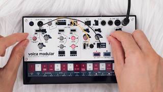 All Sound No Talk Korg Volca Modular [upl. by Bolte]