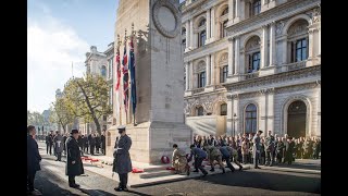 Armistice Day 2023 at the Cenotaph London [upl. by Resaec]