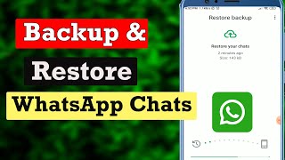 How to Backup and Restore Whatsapp Messages on Android in 2024 [upl. by Naeerb]