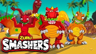 FULL Episodes  More Kids Cartoons  SMASHERS 💥 World  Dinosaur 🦖 Animated Stories [upl. by Rhpotsirhc]