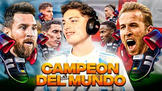 SALGO CAMPEON DEL MUNDO CON ARGENTINA EN EL DVADI  QATAR 2022 [upl. by Arihday643]