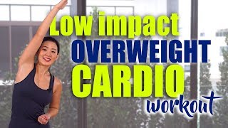 Low Impact OVERWEIGHT Cardio Workout 100kgs above  Joanna Soh [upl. by Laehctim]