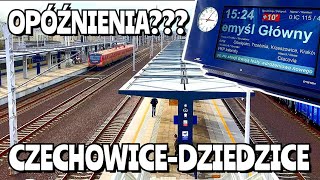 Pociągi InterCity Polregio Koleje Śląskie EIP na stacji PKP Czechowice  Dziedzice vlog [upl. by Nedyaj]