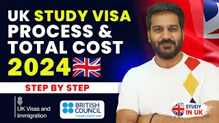 UK Study Visa Process amp Total Cost Step by Step  IELTS Fees Funds IHS Student Visa amp More [upl. by Mccafferty]