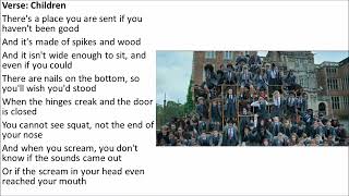 Chokey Chant  Hide Me Matilda Musical Lyrics [upl. by Marlene137]