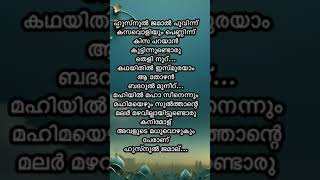 Malayalam mappila song lyricsshortsshorts feedtranding viral💚 [upl. by Ara]