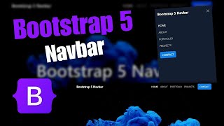 Bootstrap Navbar  Mobile Sidebar Menu using Bootstrap 5 [upl. by Zat]