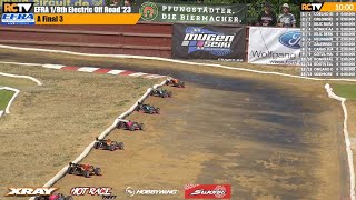 A Main Finals  2023 EFRA 18th E Buggy Euros [upl. by Gnoc180]