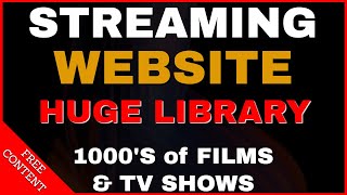 INSANE FREE STREAMING WEBSITE HUGE LIBRARY OF FREE FILMS [upl. by Aggie431]