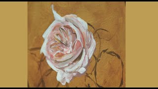 A still life in the style of Henri FantinLatour Part 1 Main Rose [upl. by Stutsman]