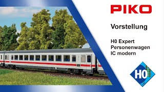 PIKO V134 H0 Expert IC Steuerwagen Bpmmbdzf DB AG VI 58870 [upl. by Essa249]