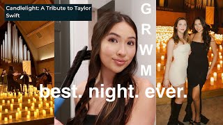 GRWM for a TAYLOR SWIFT CANDLELIGHT CONCERT  VLOG [upl. by Notnilc]