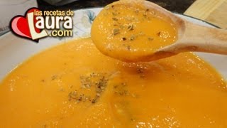 Receta de CREMA DE ZANAHORIA  Comida Saludable [upl. by Penn]