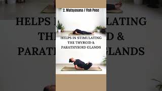 Boost Thyroid Health with Yoga  shorts  Yoga with Archana Alur  Best Yoga to improve Thyroid [upl. by Osmund]