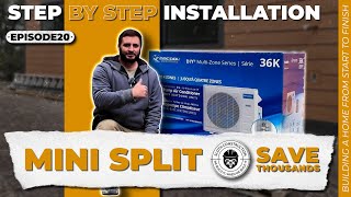 Installing a DIY MultiZone MrCool Mini Split Super Easy and Saved Thousands [upl. by Scoter]