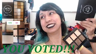 YOU VOTED RCMA FoundationConcealer Palette vs Anastasia Beverly Hills Contour Cream Palette [upl. by Rodmur]