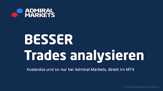 Besser Trades analysieren  mit MetaTrader 4 TUNING [upl. by Modesty374]