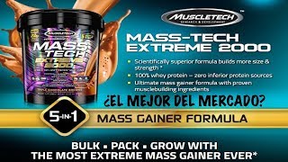 MassTech Extreme 2000 por Muscletech review completo en español [upl. by Ettedo864]