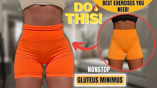 BEST SIDE GLUTE FOCUS EXERCISES You NeedReduce Hip Dips amp Transform Your Hips NATURALLY At Home [upl. by Buckden]