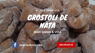 Receita Grostoli de Nata  Mari Sabor amp Vida [upl. by Thgiled]