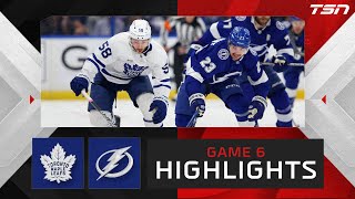 HIGHLIGHTS GAME 6  Toronto Maple Leafs vs Tampa Bay Lightning [upl. by Annavaj]