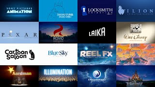 Best Animation Studios LogosParamount AnimationGhibliLocksmith AnimationIllumination etc [upl. by Batholomew]