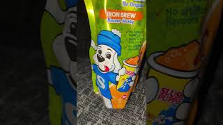 Slush puppie iron brew flavour slushy [upl. by Yziar]