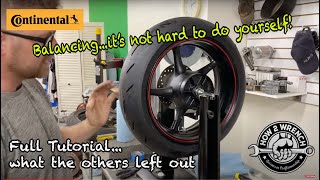 Learn how to balance tires like a pro in minutes Must see first step BikeMaster Balancer 800256 [upl. by Puff]